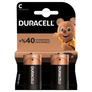 Duracell C Orta Pil 2'li