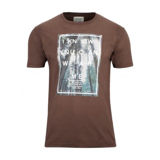 Berg Manu Erkek T-Shirt-KAHVERENGİ
