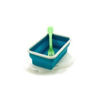 Eco Vessel Smashbox Katlanır Tabak-MAVİ