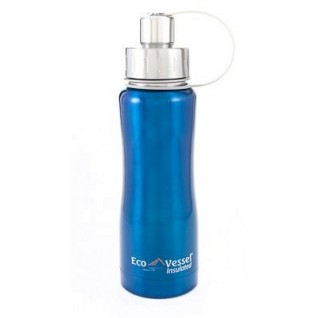 Eco Vessel Üçlü Yalıtımlı Vidalı Başlık Termos 0.75 Litre-TURKUAZ