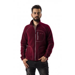 FreeCamp Man Full Zipper Fleece Polar-BORDO