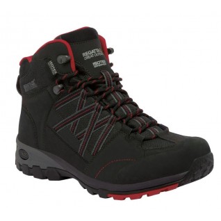 Regatta Samaris Trekking Mid Erkek Bot-SİYAH